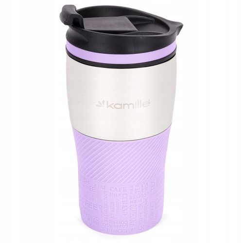 KUBEK TERMICZNY stalowy TERMOS do kawy herbaty szczelny KAMILLE 320ml na Arena.pl