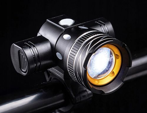MOCNA LAMPKA ROWEROWA LED XML-T6 CREE USB ZOOM na Arena.pl