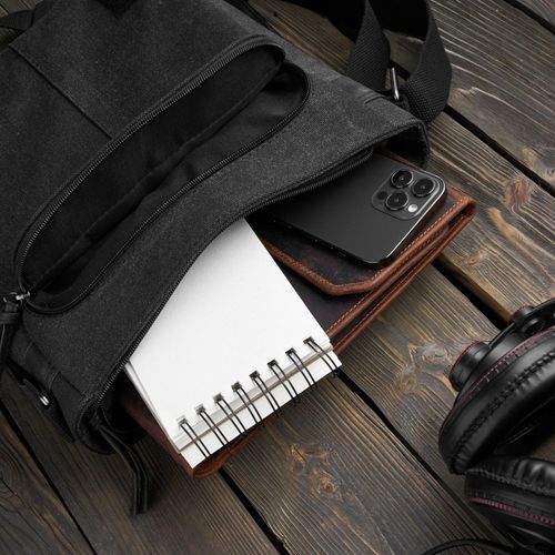 torba męska na ramię messenger ze skóry syntetycznej sp-07-bl na Arena.pl