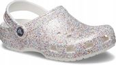 Dziecięce Buty Chodaki Crocs Classic Glitter 22-23