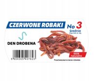 Czerwone robaki dendrobena nr 3