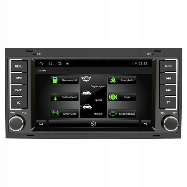 RADIO SAMOCHODOWE ANDROID 2+32 GB VW MULTIVAN T5 TOUAREG CAR PLAY ANDROID A zdjęcie 11