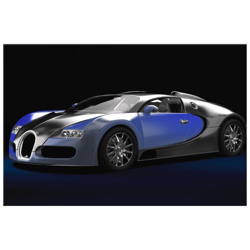 Obraz Drukowany 60X40 Błękitne Bugatti Veyron na Arena.pl