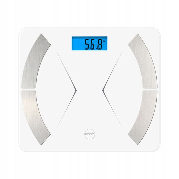 ELDOM TWO500 INTELIGENTNA WAGA ŁAZIENKOWA BLUETOOTH BIAŁA zdjęcie 2