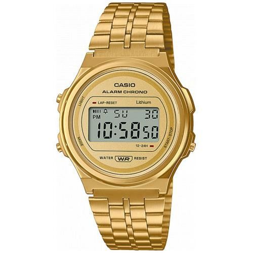 Zegarek Unisex Casio A171WEG-9AEF Złoty Vintage na Arena.pl