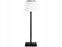 Lampka stołowa bezprzewodowa nocna Pluto IP44 5V czarna Tracer dom lampa