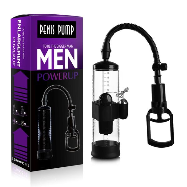 Pompka-Powerpump MAX Vibrating - Black&Clear zdjęcie 7