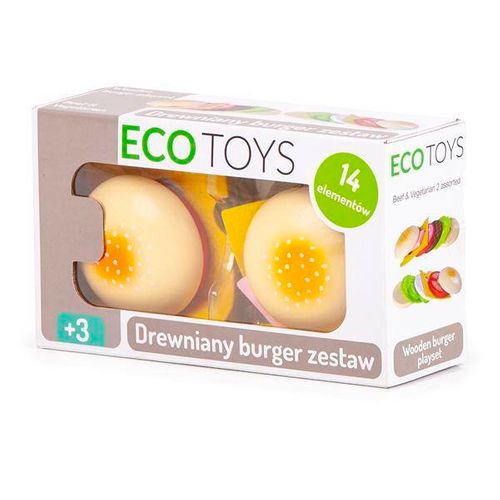 Drewniany hamburger Ecotoys na Arena.pl