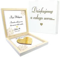 PODZIĘKOWANIE DLA NAUCZYCIELA PREZENT PUDEŁKO 3D