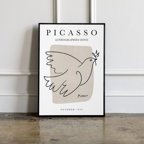 Plakat cyfrowy do wydruku picasso gołąb na Arena.pl