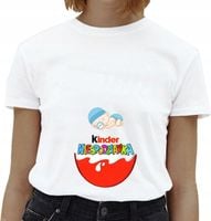 Koszulka ciążowa nadruk KINDER NIESPODZIANKA