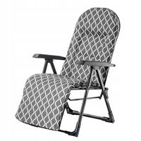 KADAX Leżak Ogrodowy Fotel Plażowy Z Podnóżkiem