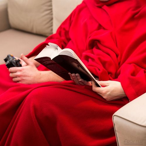 Kocyko-szlafrok dla Pary - Czerwony na Arena.pl