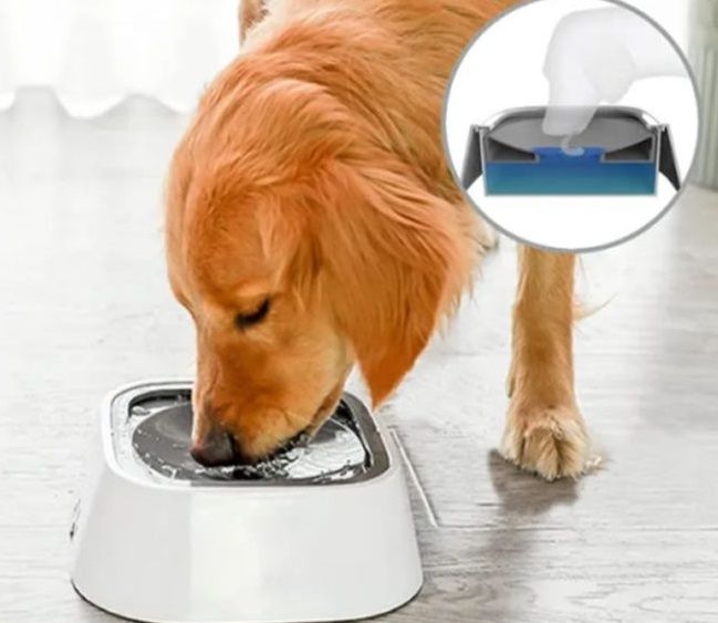 MISKA NA WODĘ PŁYWAJĄCA DLA PSA NIECHLAPIĄCA ANTYPOŚLIZGOWA 1,5L + GRATIS!! zdjęcie 5