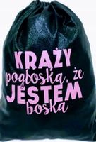 Plecak WOREK Krąży pogłoska że jestem boska GRANAT