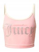 Juicy Couture Top krótki ozdobnymi kamieniami CONTRAST TYRA r.XXL