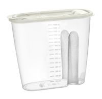 Pojemnik dozownik do żywności art. sypkie MOLLY 1500 ml 1,5 l kremowy