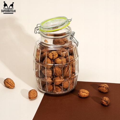 SŁÓJ SZKLANY 3L DUŻY POJEMNIK WECK NA PRZETWORY Z ZAMKNIĘCIEM na Arena.pl