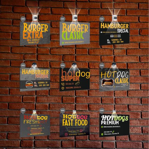 nadruk UV TABLICZKA reklamowa z lampką SZYLD 40x30 dibond SALA BANKIETOWA na Arena.pl