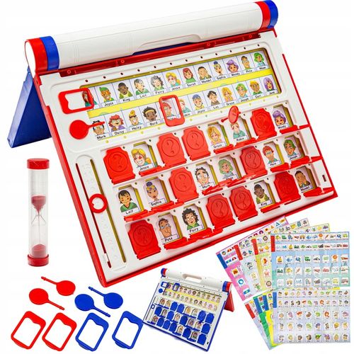 Edukacyjna GRA PAMIĘCIOWA Zgadnij Kto to? PRZENOŚNA WALIZKA 8 PLANSZ na Arena.pl