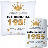KOMPLET PODUSZKA KUBEK NA 40 URODZINY PREZENT