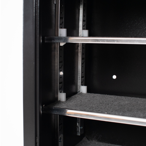 Pancerny Domowy Sejf Biometryczny Na Odcisk Palca 45x38x30 cm Czarny na Arena.pl