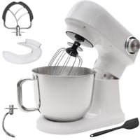 Robot planetarny kuchenny mikser z misą 5l 1500W silikonowa łopatka biały