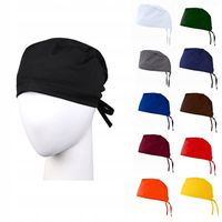 Czepek Medyczny Chirurgiczny Lekarski Ochronny Materiałowy Wiązany Kolory