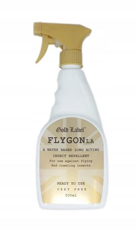 Spray na owady dla koni FLYGON 500ml GOLD LABEL muchy komary gzy bąki na Arena.pl
