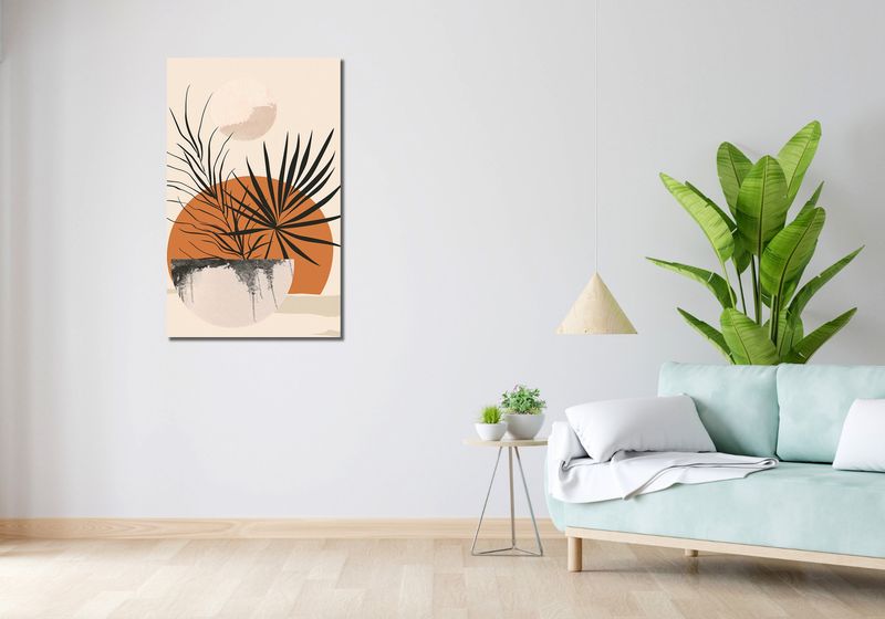 Obraz 60x100cm Palmowy Zachód zdjęcie 2