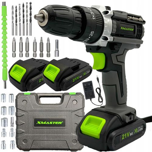 UDAROWA WIERTARKO WKRĘTARKA AKUMULATOROWA BITY NASADKI WALIZKA ZESTAW na Arena.pl