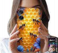 ETUI DO MOTOROLA MOTO G55 - PSZCZOŁY UL PLASTER MIODU PLECKI CASE