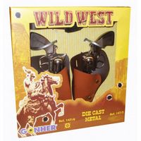 2X Zestaw rewolwerów Gonher Wild West 2 szt