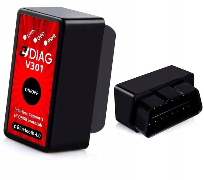 24DIAG V301 ELM327 BLUETOOTH 4.0 OBD2 INTERFEJS DIAGNOSTYCZNY iOS ANDROID zdjęcie 8