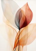 Plakat 67,5x95cm Eteryczne Liście