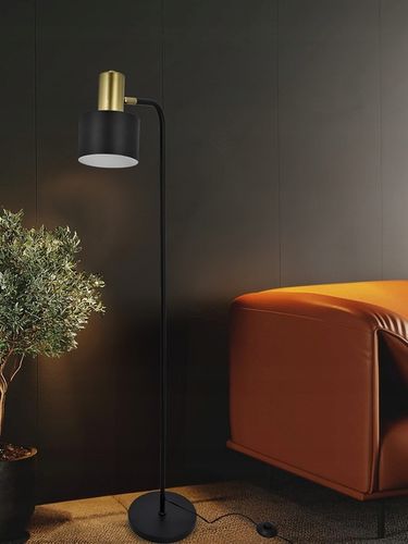 Lampa Stojąca Podłogowa LED Lampka Do Czytania Nocna 1X E27 Włącznik na Arena.pl