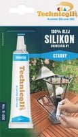 klej silikon uniwersalny czarny 20ml - tq s-058
