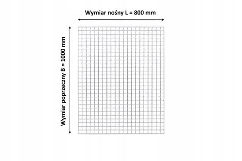 Krata WEMA 800x1000 | ocynkowana | płaskownik 30x2 mm | podest metalowy na Arena.pl