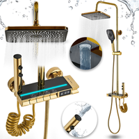 Zestaw prysznicowy Heckermann V6 Złoty