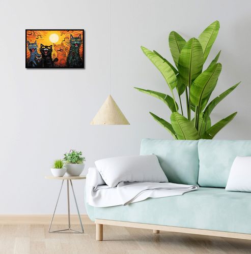 Plakat 45x30cm Kocie Koncertowanie na Arena.pl