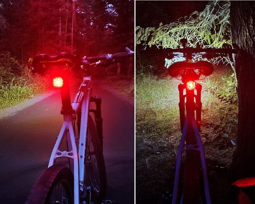 Lampka rowerowa czerwona SPECTER WT09 tył tylna do tyłu 100 godzin pracy na Arena.pl