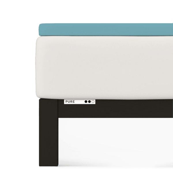 Prześcieradło Topper Schlafgut 90 x 190cm -100 x 220cm Petrol Mid 467 zdjęcie 1