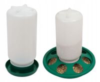 ZESTAW KARMIDŁO BUTELKOWE I POIDŁO DLA PISKLĄT PRZEPIÓREK 1KG