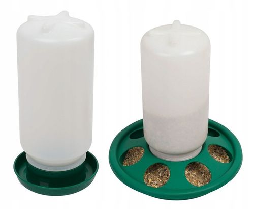 ZESTAW KARMIDŁO BUTELKOWE I POIDŁO DLA PISKLĄT PRZEPIÓREK 1KG na Arena.pl