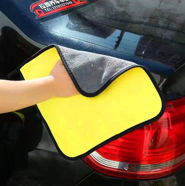 PUSZYSTY RĘCZNIK DO OSUSZANIA AUTA MIKROFIBRA 30*30 CM, 500gsm zdjęcie 3