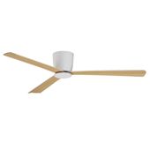 Sufitowy wentylator skandynawski DELL LE42955 Luces Exclusivas drewniany biały