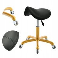 Taboret Kosmetyczny Fryzjerski Rodeo Stołek Siodło Regulowany