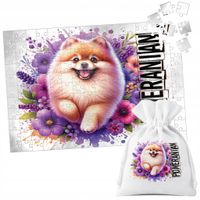 PUZZLE TRADYCYJNE - PIES PSY PIESEK RASA POMERANIAN SZPIC - 192 el