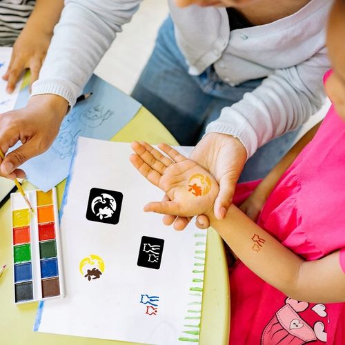 TATUAŻE BROKATOWE SZBLONY PAKIET SZABLONÓW 258szt na Arena.pl