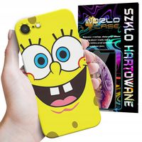 ETUI CASE DO IPHONE 6 PLUS - SPONGEBOB BAJKI GRY WYBÓR PLECKI + SZKŁO